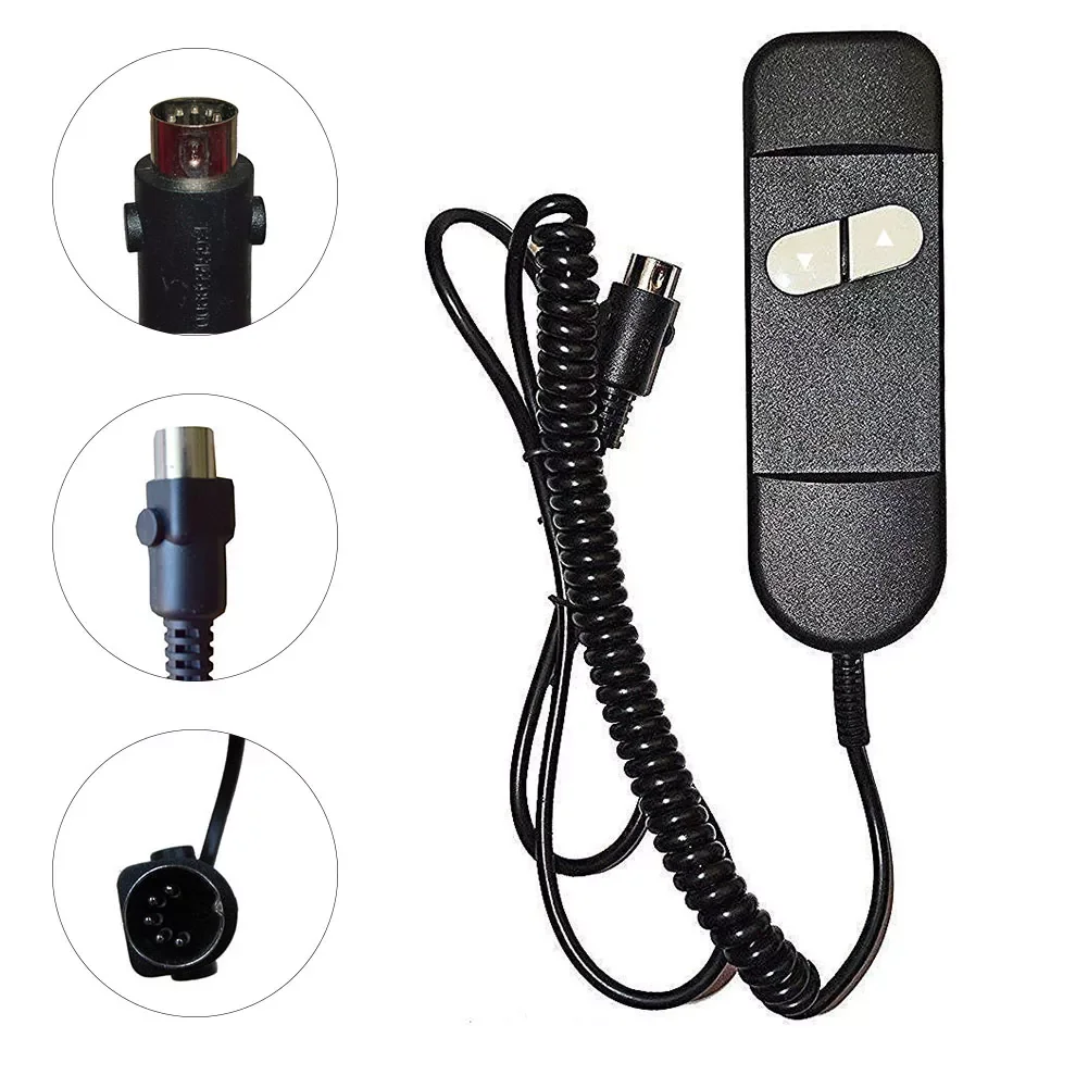 

Practical Hand Controller Push Button Connector 5 Pin Home Use For Sofa Mobility Multifunctional Power Recline Lift Chair Remote