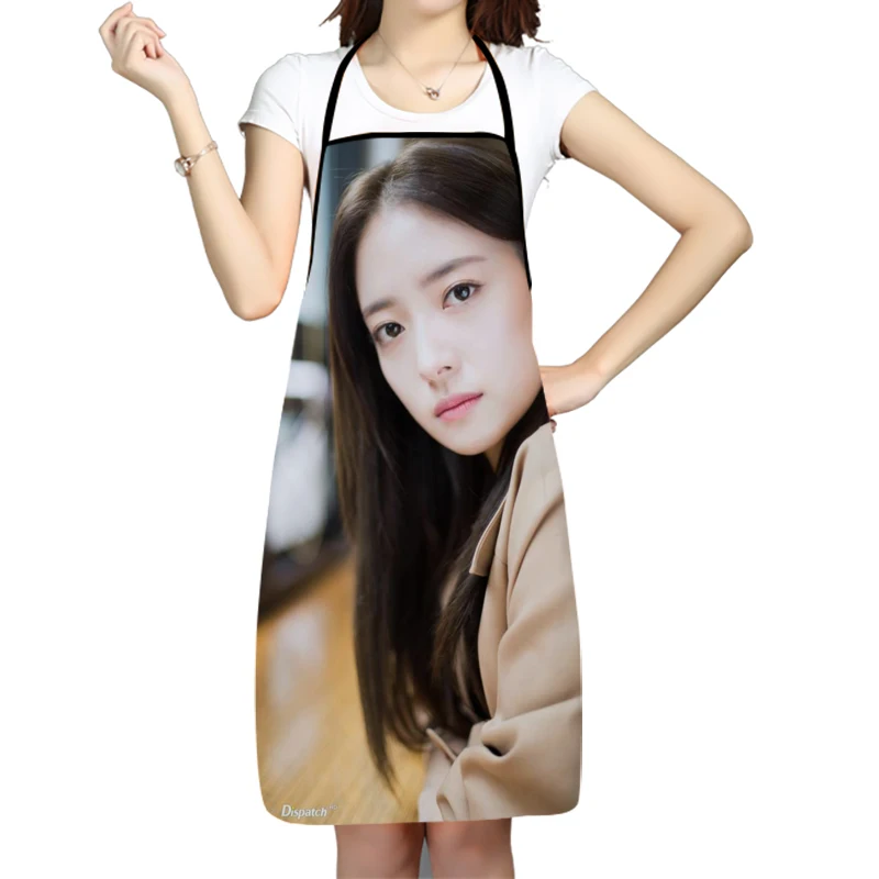 

Lee Se Young Kitchen Cooking Baking Aprons Home Cleaning 68*95cm Oxford Fabric For Women Man Home Delantal Cocina 0506