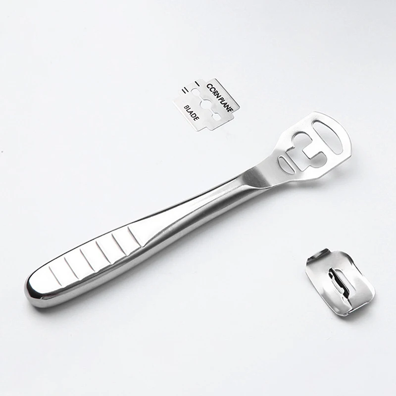 

Stainless Steel Foot Shaver Callus Remover Foot Skin Shaver Corn Cuticle Cutter Remover Rasp Pedicure File Foot Dead Skin Shaver