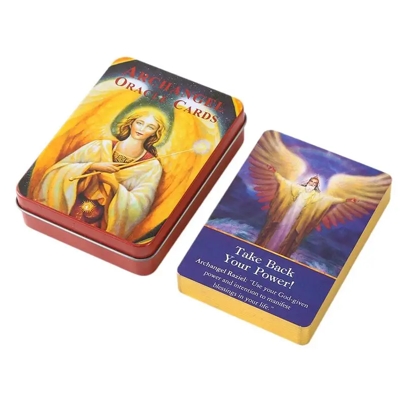 

Oracle Cards Read Fate Archangel Tarot Card Table Board Game English Tarot Deck For Future Fortune Telling For Beginners
