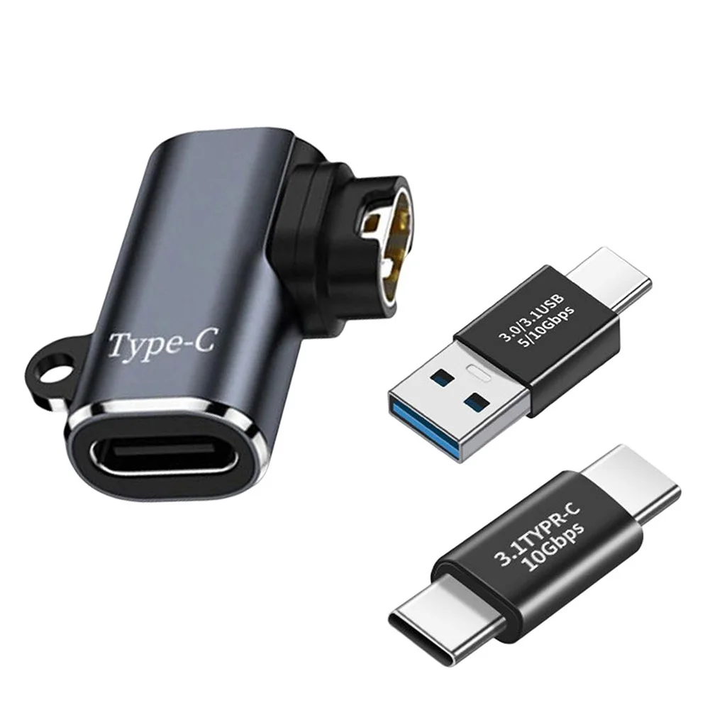 

3 шт., адаптер для зарядного устройства Garmin Fenix 7/7S/7X, 10 Гбит/с, USB Type-C,