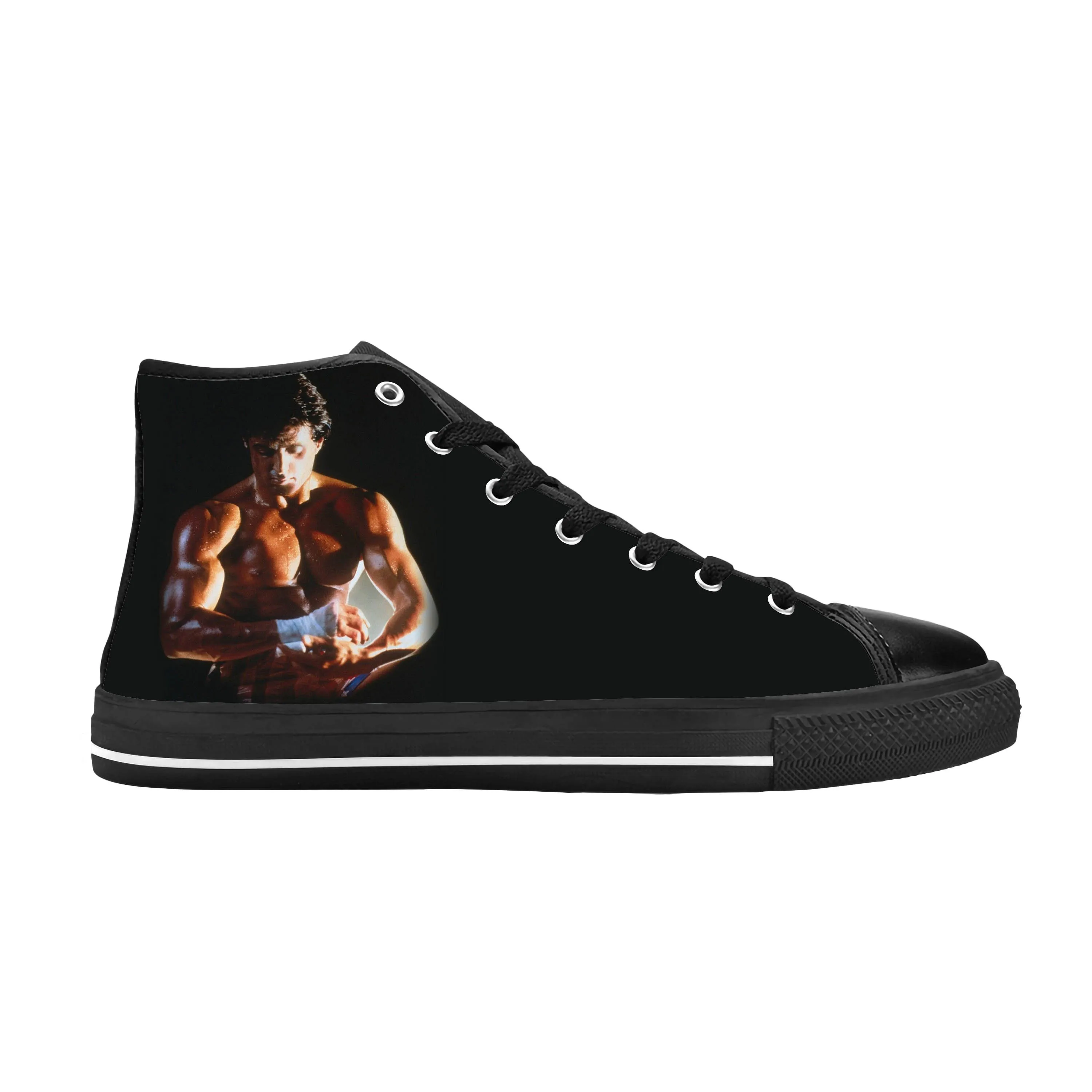 Balboas Boxing Box Movie Fashion Cool Funny Rocky Casual Cloth Shoes High Top Comfortable Breathable 3D Print Men Women Sneakers