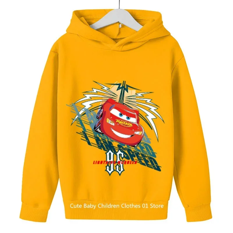 Детские толстовки с молнией Mcqueen для детей от 2 до 13 лет детские осенние и весенние
