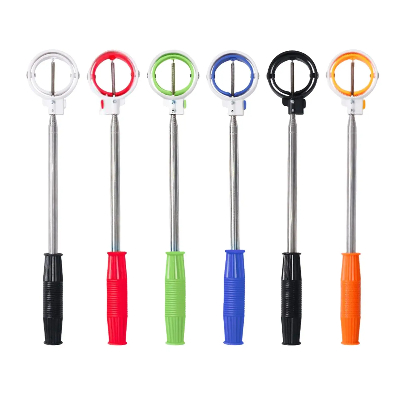 

6.69ft Telescopic Golf Ball Retriever Locking Saver Retractable Stainless Steel Shaft Pick up for Water Gift Men Women Sports