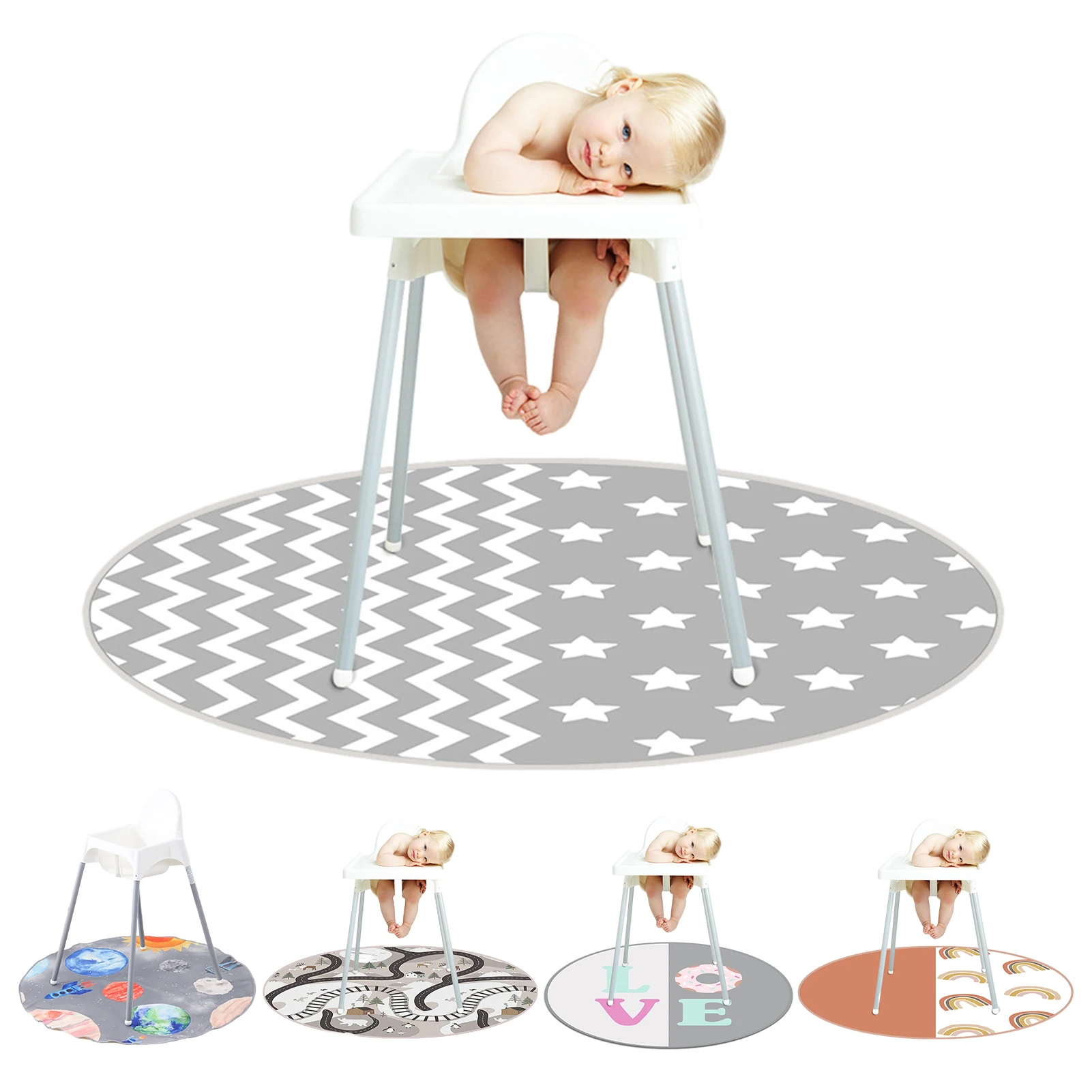 Waterproof Splash Mat Multi-function Floor Protector For Kids Climbing Gaming Playing