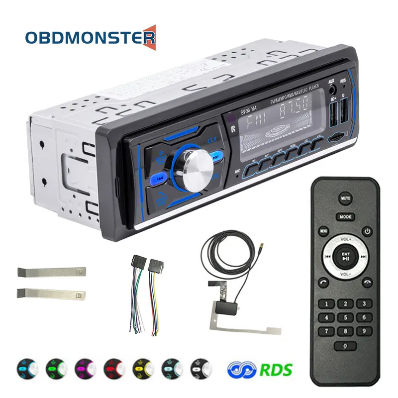 

Автомагнитола CarPlay, стерео, Bluetooth плеер DAB + автомобильное радио RDS AM FM Bluetooth, громкая связь, 2x USB SD AUX IN 1 DIN