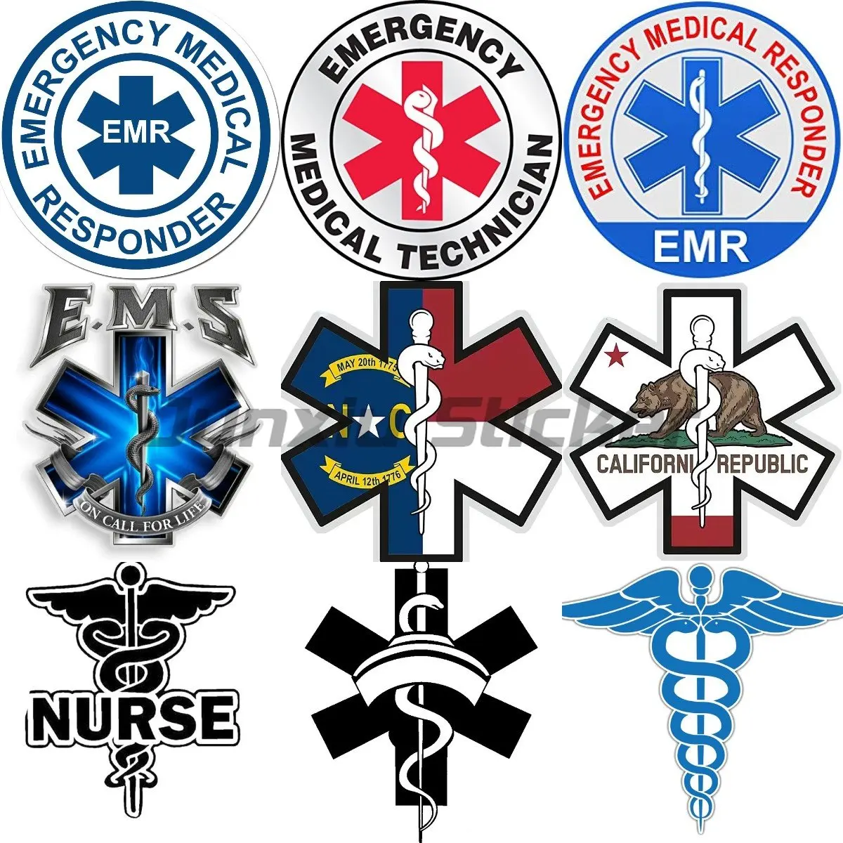 

EMT Firefighter Sticker Helmet Sticker Laptop Stickers Decals Vinyl Sticker Tiles Truck Stickers Vinyl Staff of Vehicle Stickers