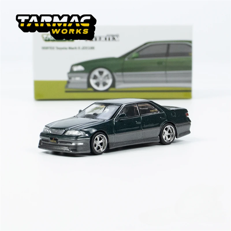 

Tarmac Works 1:64 Mark II JZX100 Dark Green Metallic Diecast Model Car
