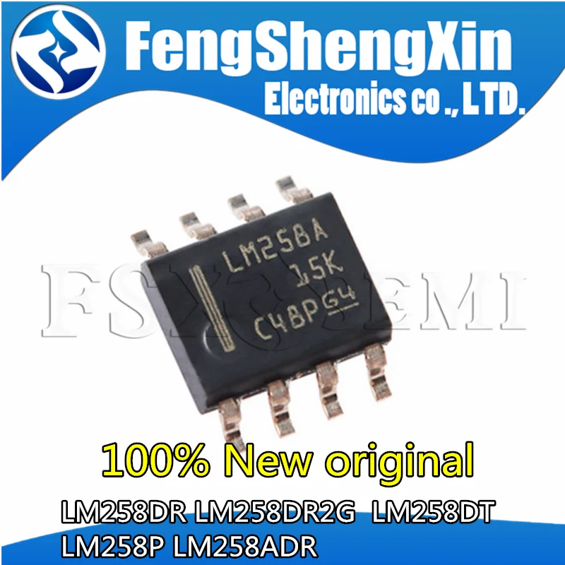 10pcs New LM258 LM258DR LM258DR2G LM258DT 258 LM258ADR SOP8 LM258P DIP8 operational Amplifier IC