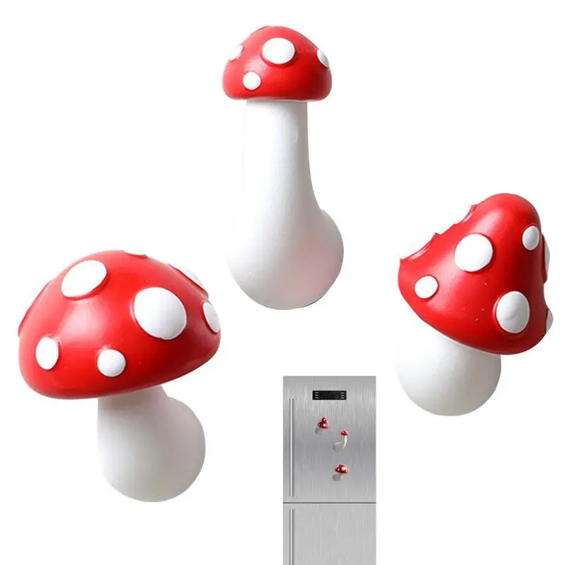 

3 шт., магниты на холодильник, гриб