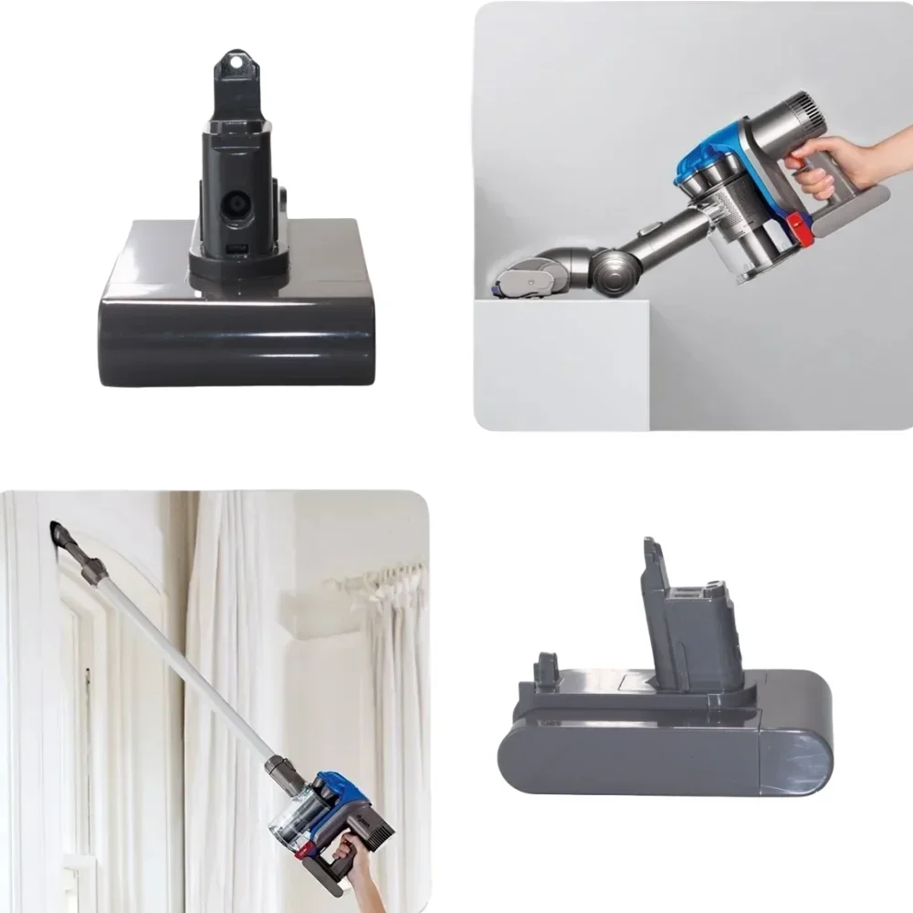 Для Dyson 22 2 В 4800/6800/9800/12800 мАч Тип B литий-ионный вакуумный аккумулятор для DC35 DC45 DC31