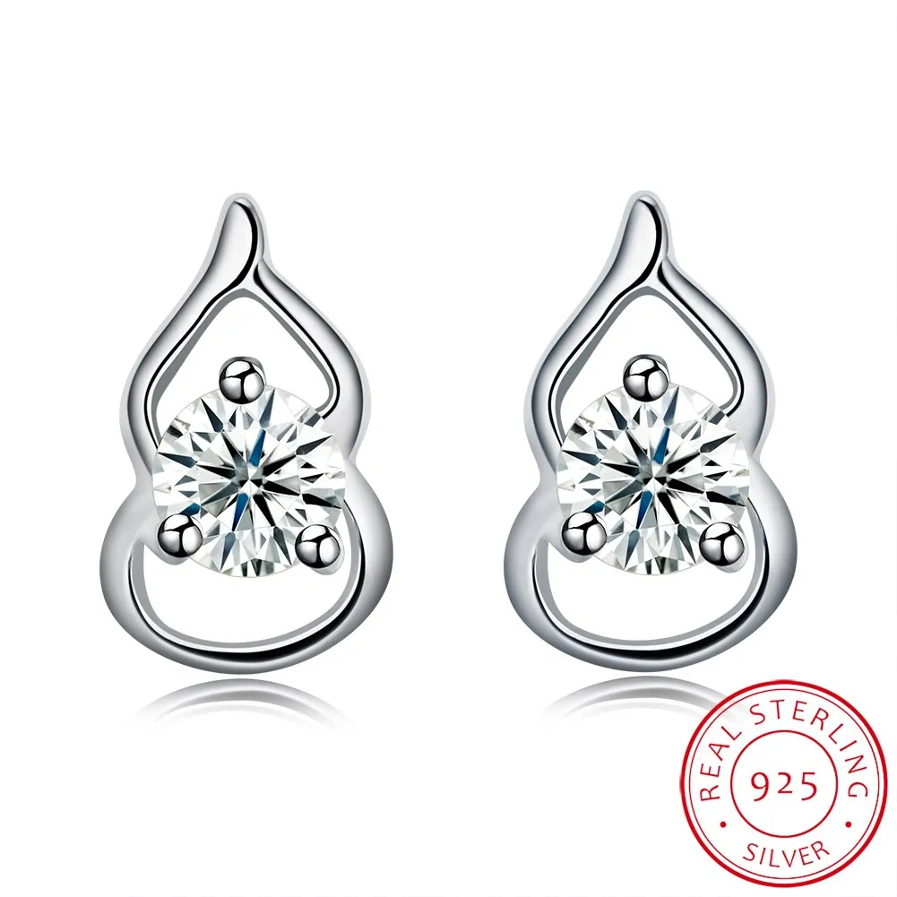 

Stylish Sterling Silver Crystal From Swarovski Elements Block Sterling Silver Earrings