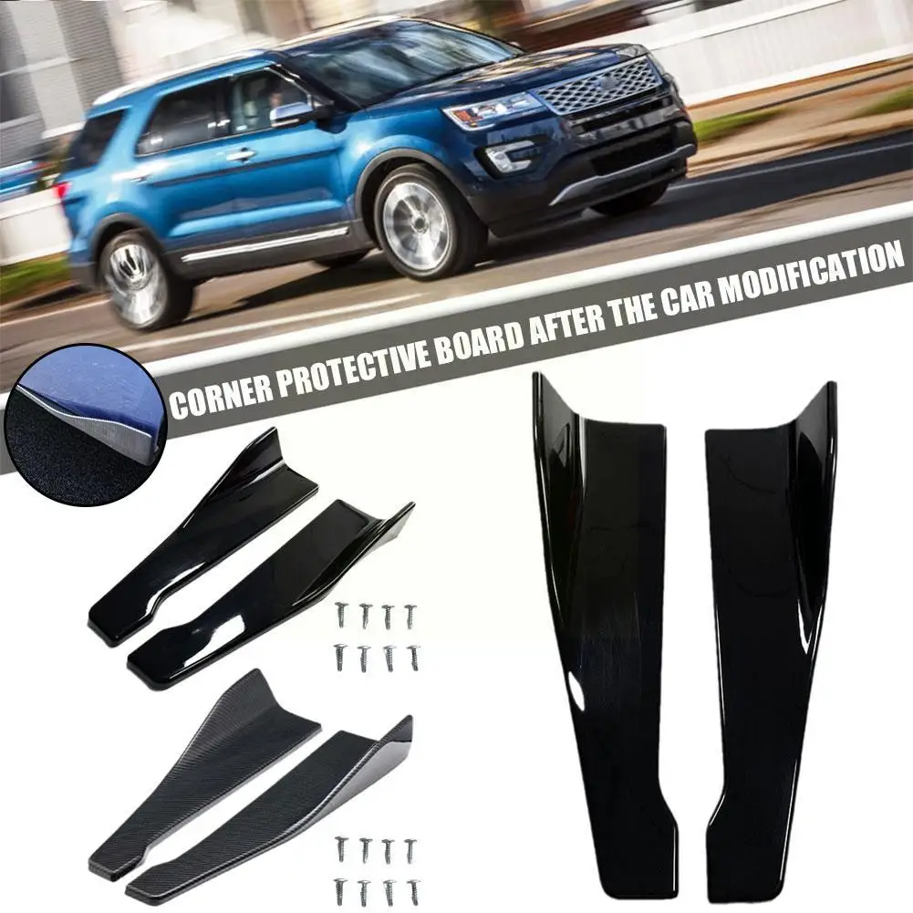 Универсальная боковая юбка для автомобиля длиной 48 см бампер спойлер сплиттер