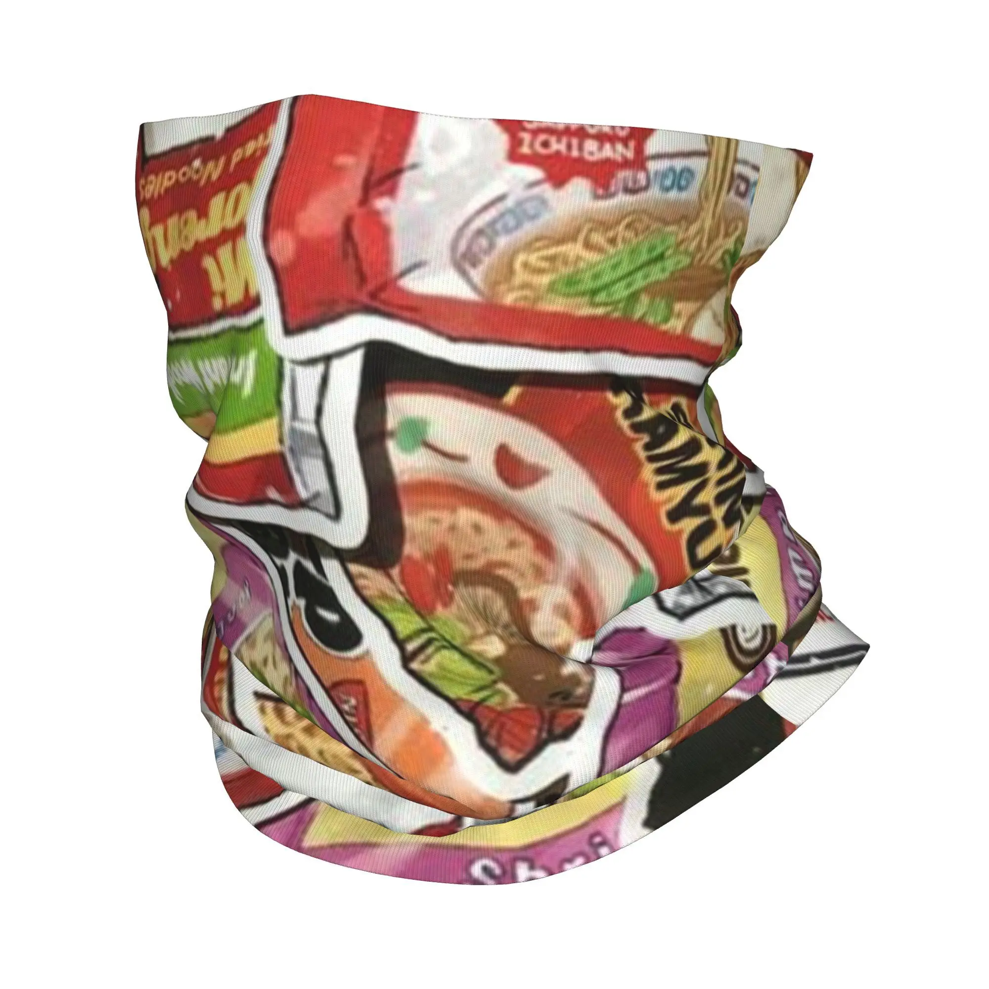Maruchan лакомство еда лапша бандана Шея Обложка Балаклава маска шарф теплый