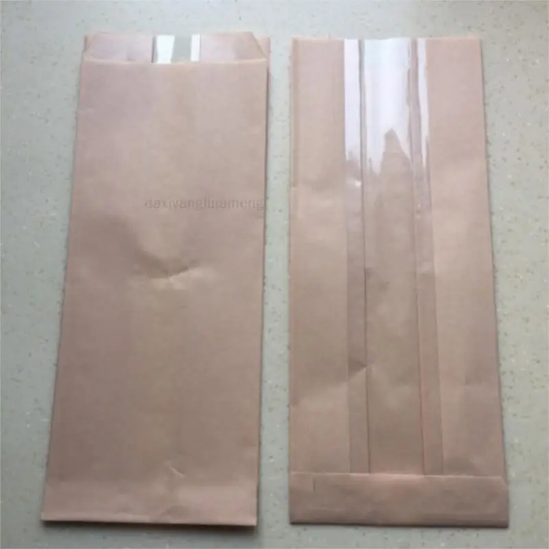 

New Hot Sale Pokemon Wedding Moana 100pcs In/ 30x12x9cm Kraft Paper Packaging Bags French Bread Diy Baking Bagfree Shipping
