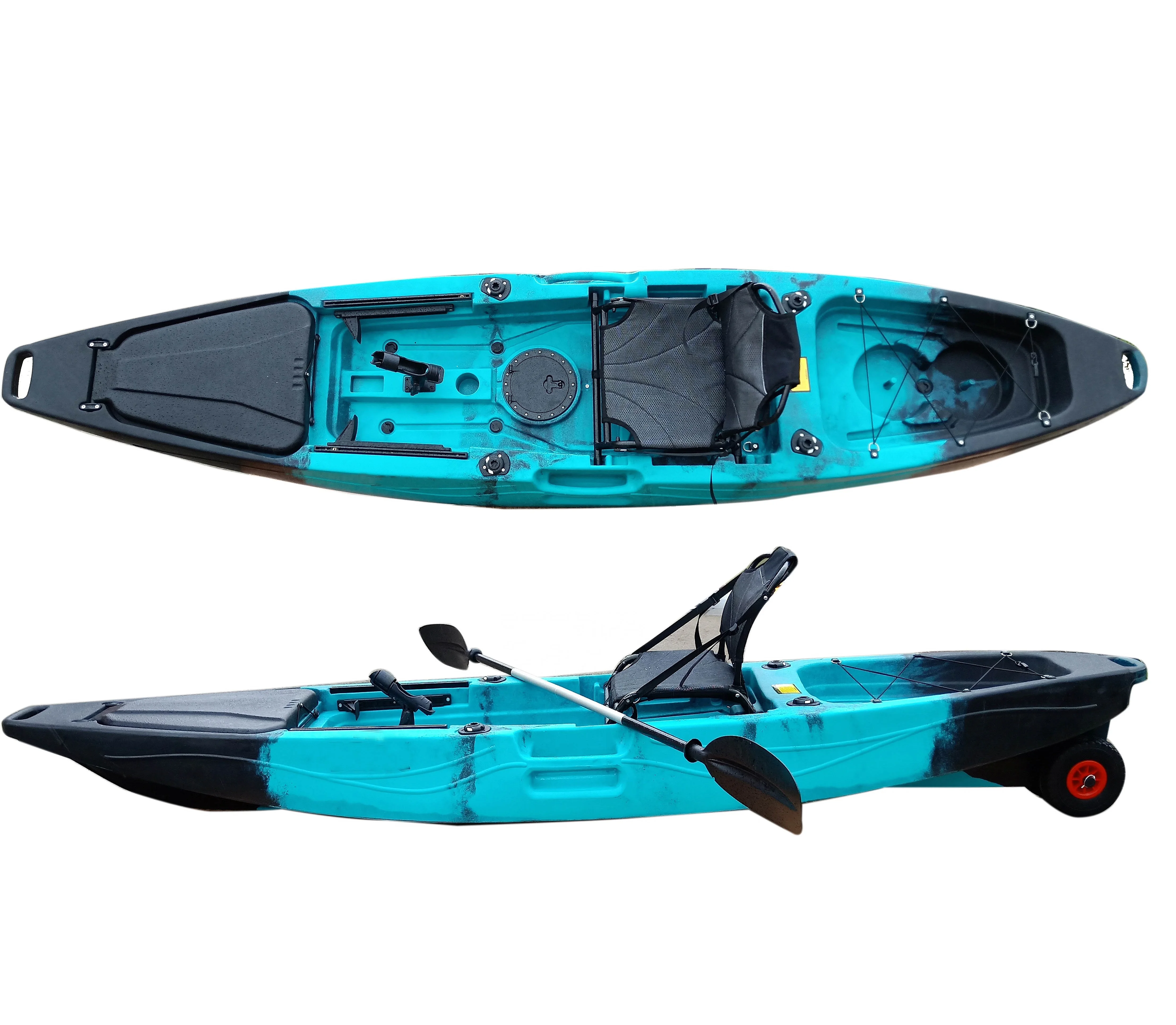 With Wheel Single Seat 12ft Sit On Top Kayak For Sale Ship T