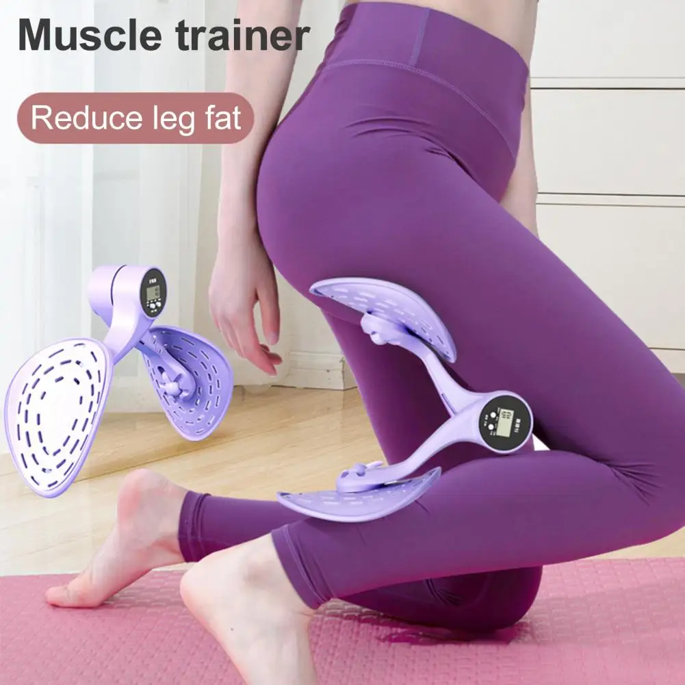 

Leg Clamp Exerciser Leg Hip Trainer Smart Counting High Elasticity Body Shaping Leg Inner Thigh Pelvic Hip Trainer Yoga Training