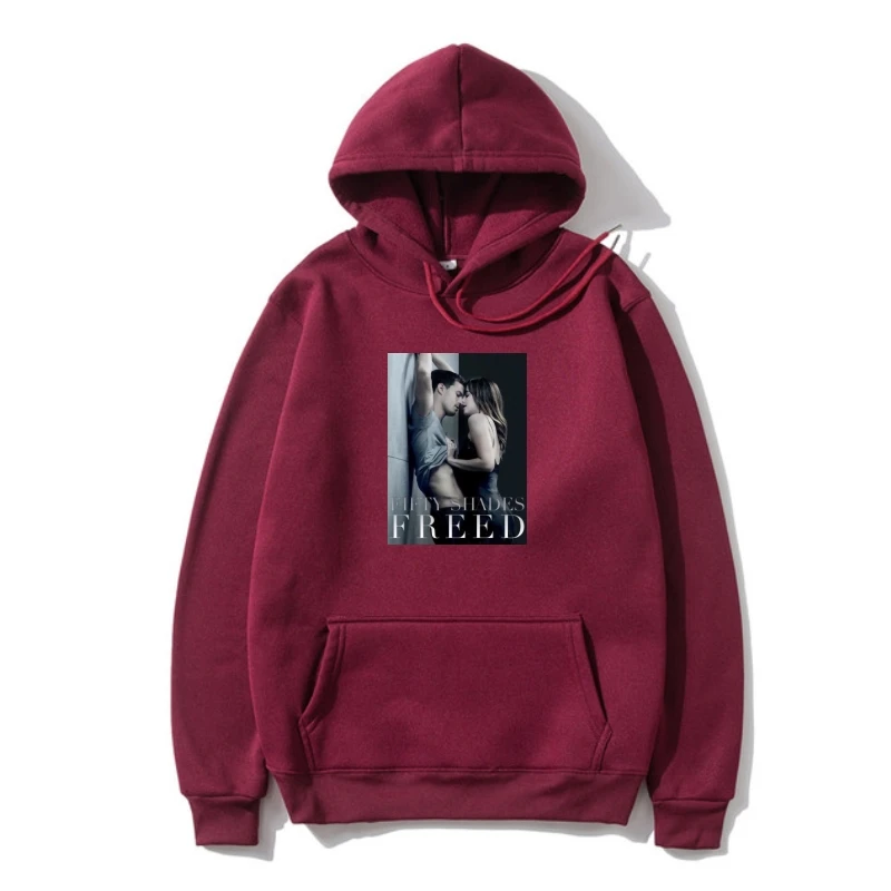 2022 Summer Outerwear The Movie 2022 Fifty Shades Freed Poster Crew Neck Regular Warm Hoody For Men
