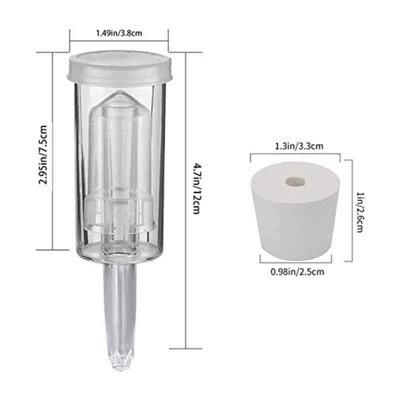 6 воздушных замков для ферментации с 6-пробковыми воздушными замками вина