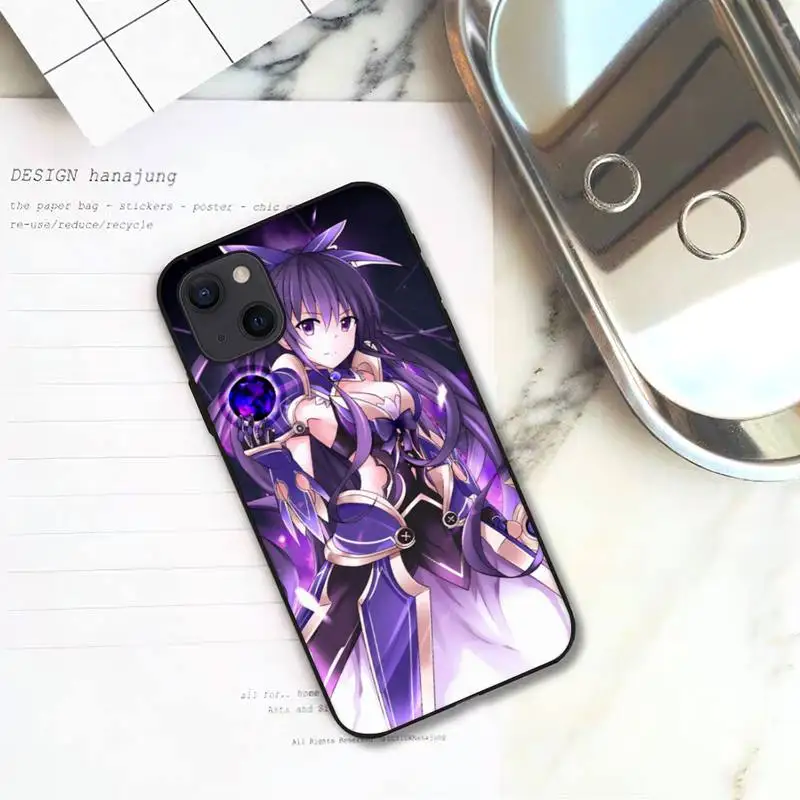 Чехол для телефона RUICHI DATE A LIVE Yatogami Tohka iPhone 11 12 Mini 13 Pro XS Max X 8 7 6s Plus 5 SE XR | Мобильные