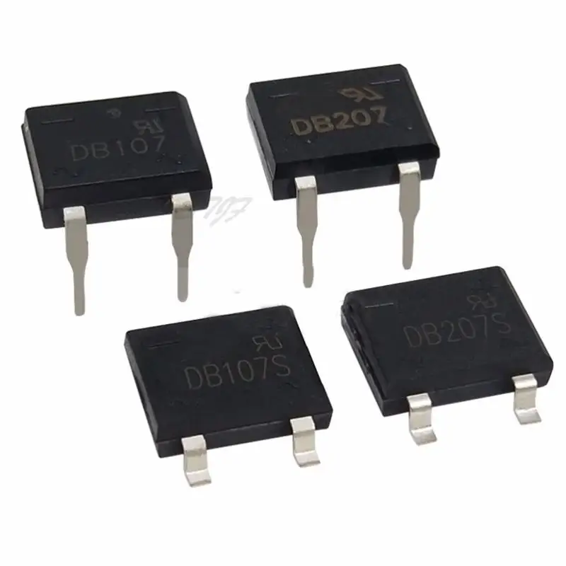 Мостовые выпрямители DB207 DIP-4, 1000 В, 2 А, DB104, DB157, DB107, DB207S, DB107S, DF06S, DF06, SOP-4, DB105S, DB106S, DB157S, DF10S, 10 шт.