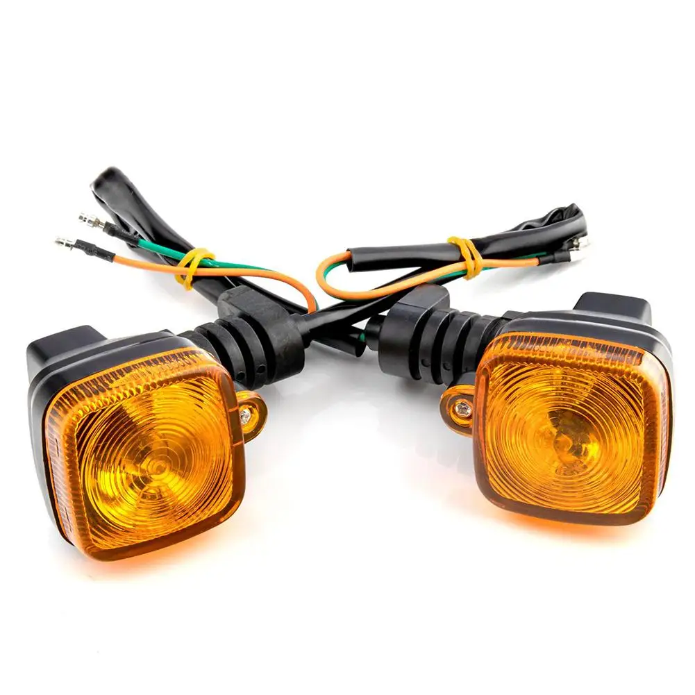 

1 Pair Motorcycle Turn Signals Flasher Indicators Lights Blinker Modified Accessories For Cg125 Zj125 Square Halogen Lamp Bulbs