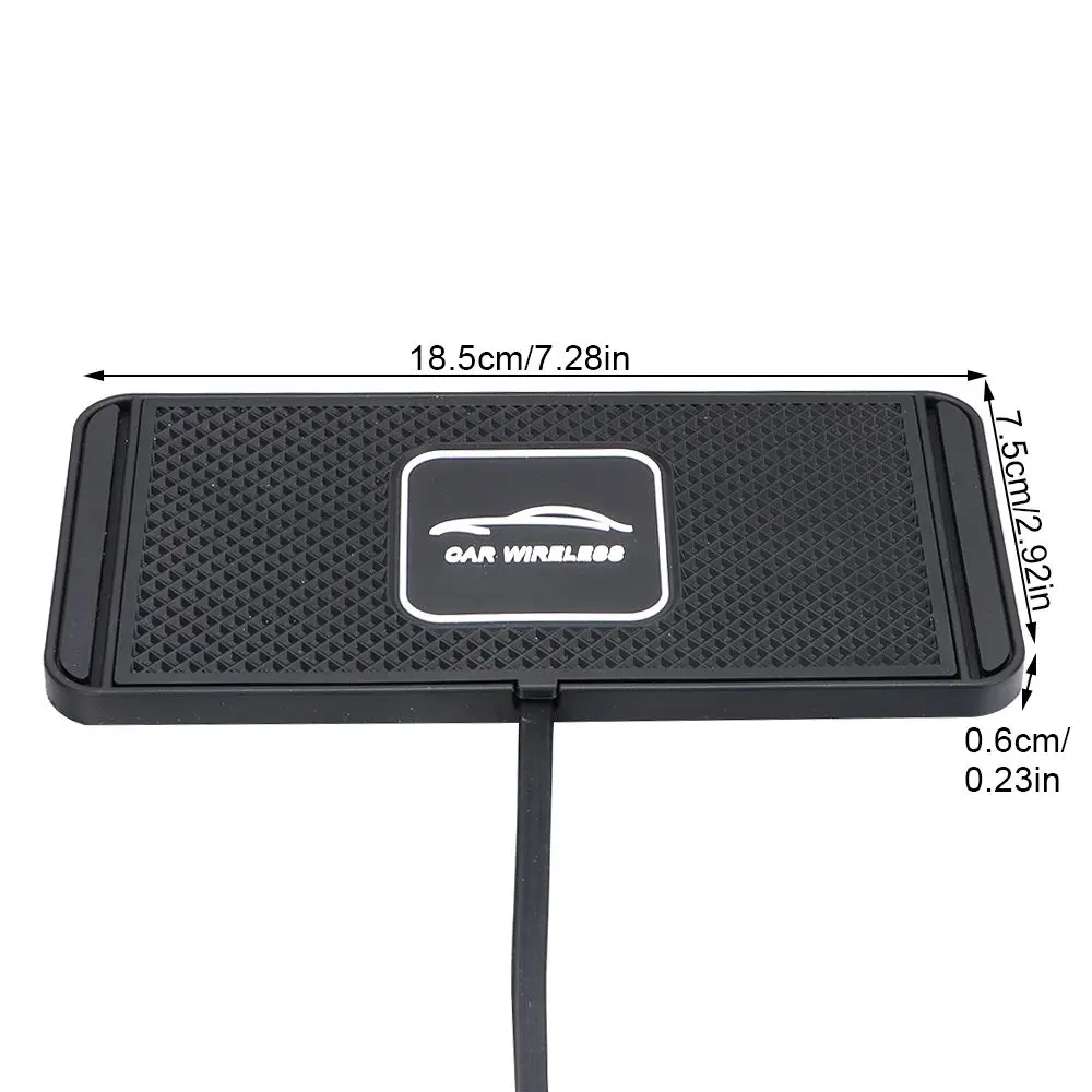 charger mat silicone mat non slip pad holder qi car wireless non slip phone charger fast charging for iphone samsung free global shipping