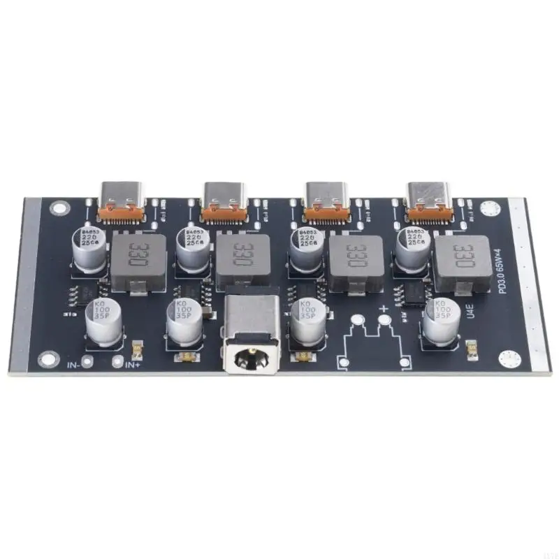 Фото 4X7E 4-сторонний модуль быстрой зарядки PD65W Интерфейсы типа C Плата быстрой зарядки Поддержка PD3.0/2.0 Замена для №5