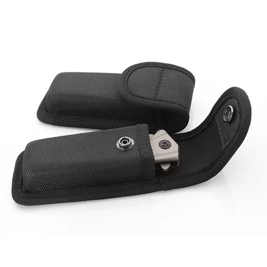 

Black Sheath Fold Knife Plier Bag Pouch Case Sheath Nylon Belt Loop Pocket Carry Storage Flashlight Holder Waist Pack