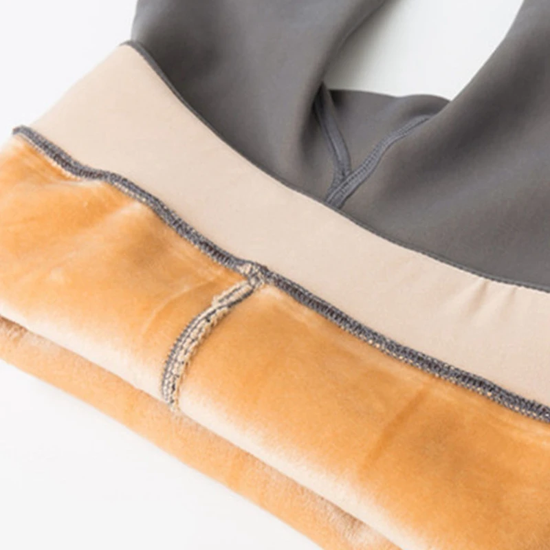 Колготки из искусственной кожи для женщин зимние плотные теплые колготки