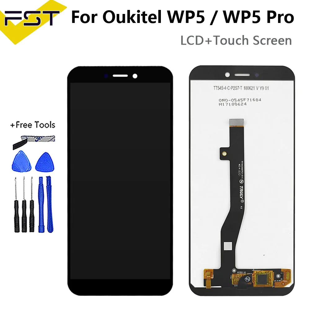 Оригинальный 5,5-дюймовый ЖК-дисплей Oukitel WP5 и быстрая замена для телефона Oukitel wp5 pro + Инструменты