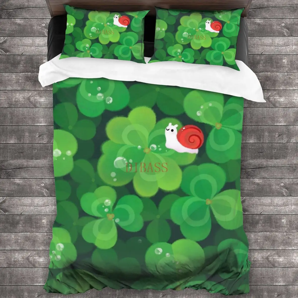 

Мягкий чехол с 2 наволочками Happy Lucky Snail, пододеяльник с застежкой-молнией, одеяло размера King Size