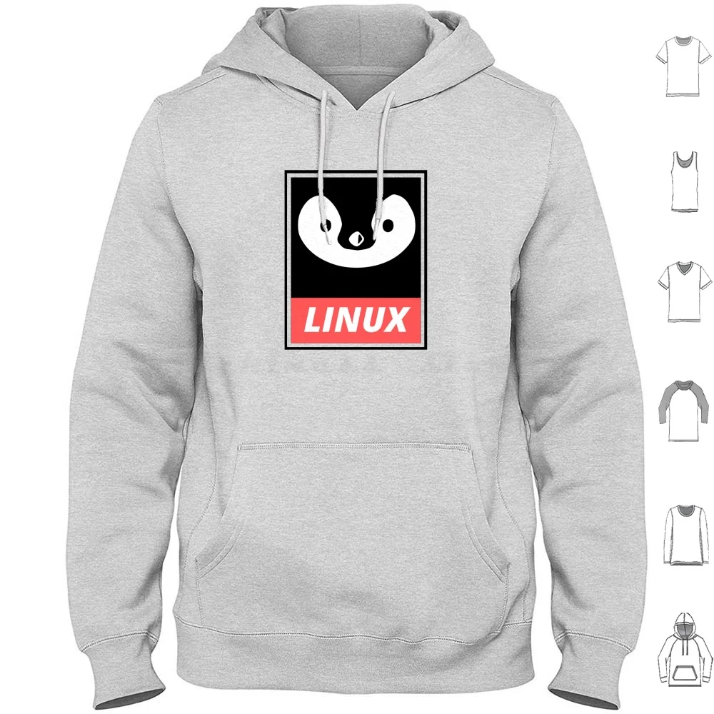 

Хлопковая толстовка Linux Penguin с длинным рукавом, Linux Penguin Kali Linux Sudo Hacker Cybersecurity Bug Bounty Hunter Just
