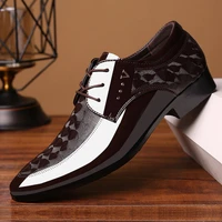 autumn oxfords leather mens shoes casual dress shoes men lace up breathable formal office for man big size 38 48 flats