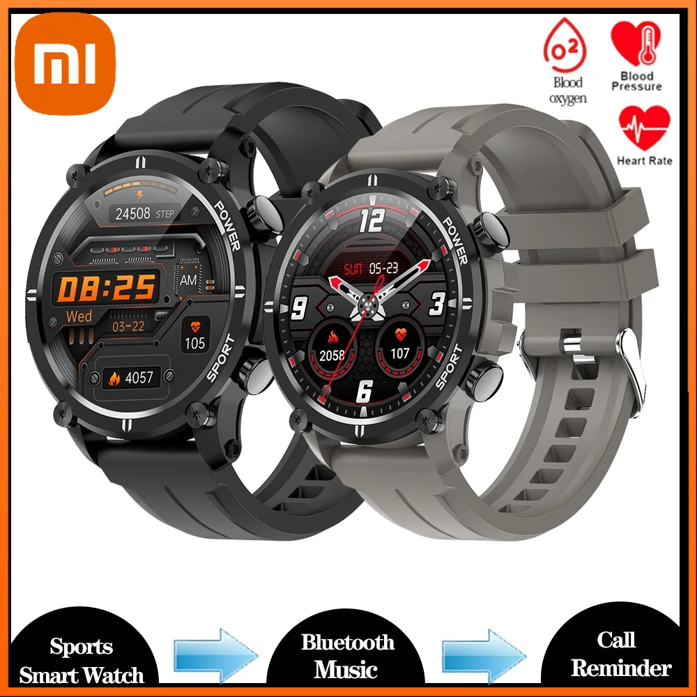 

XIAOMI Full Touch Smart Watch Sports Heart Rate Blood Pressure Oxygen Monitor Message Push Music Play Smartwatch for Android IOS