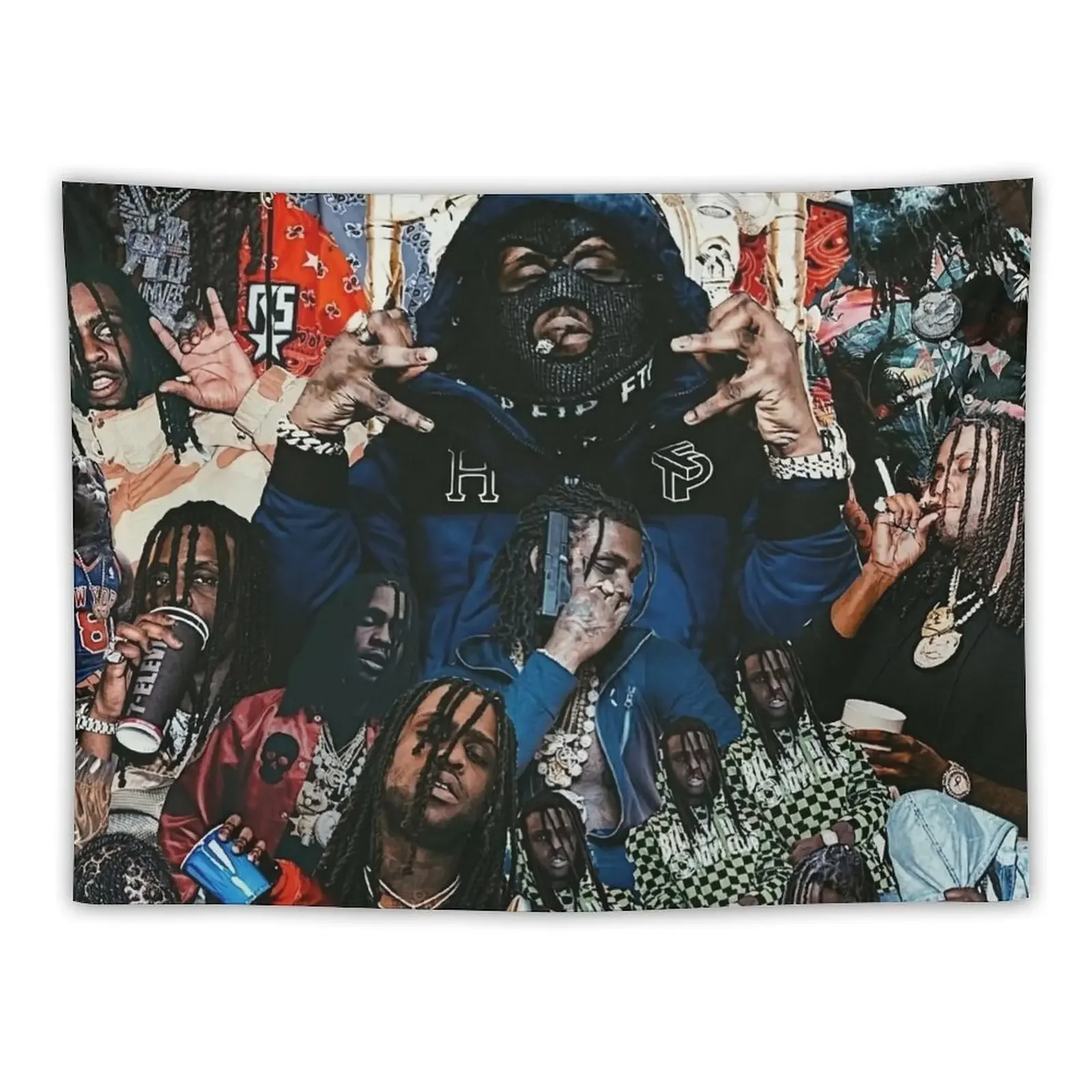 Эстетический коллаж от главного коллажа гобелен настенные покрытия