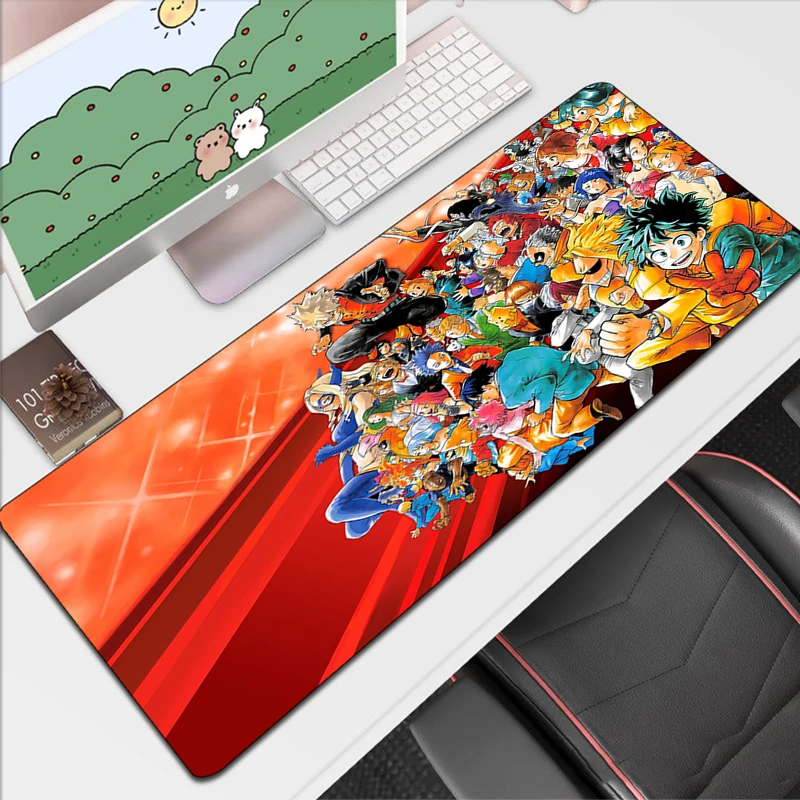 

Mousepad Gamer My Hero Academia Keyboard Desk Mat Xxl Mouse Pad Anime Pc Cabinet Computer Table Gaming Accessories Large 900x400