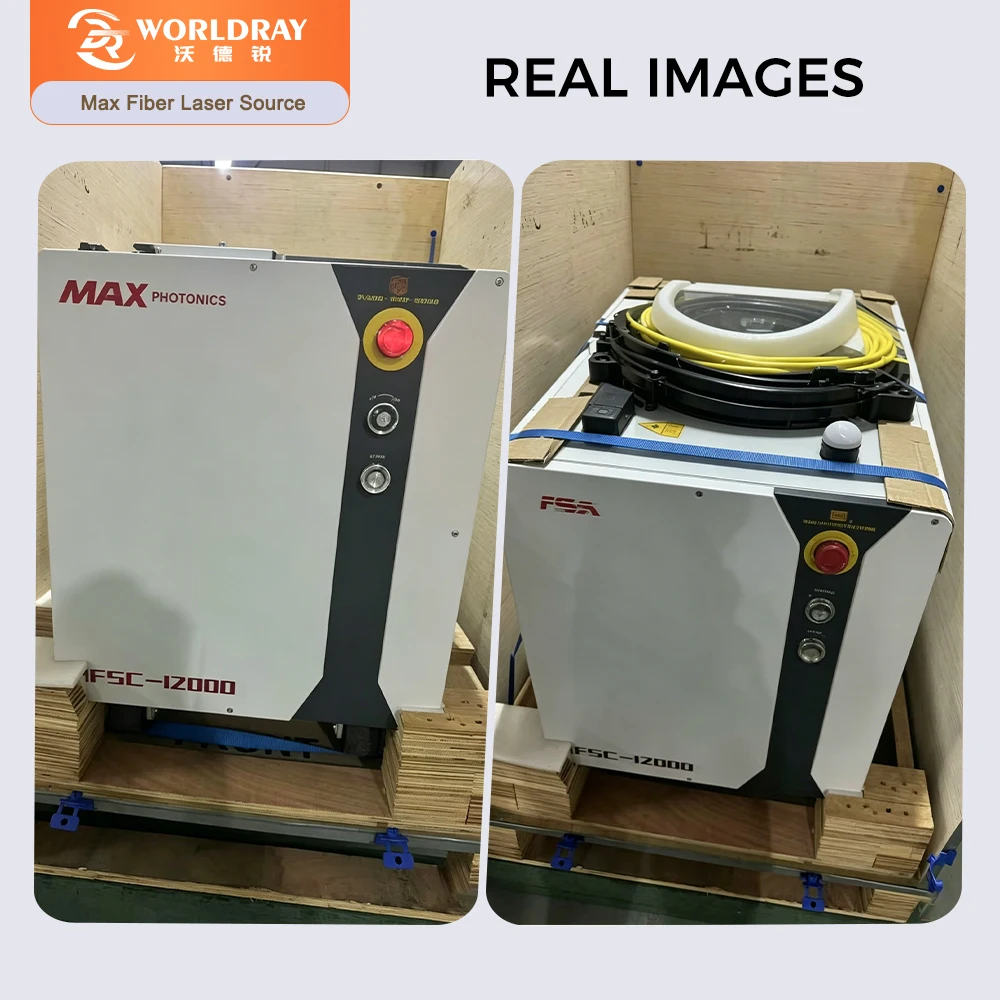 Фото Лазерный источник MAX 12000 Вт, высокомощный CW лазерный генератор с промышленным водяным охлаждением для станков с ЧПУ по резке металла №5