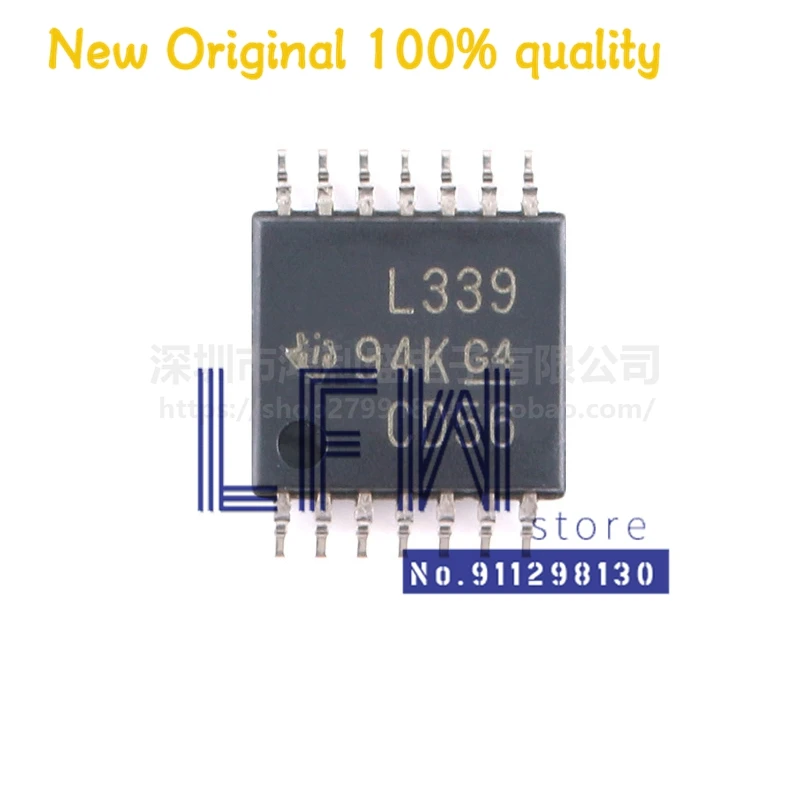 

10 шт./лот LM339PWR LM339 L339 TSSOP14 100% новая и оригинальная фотография