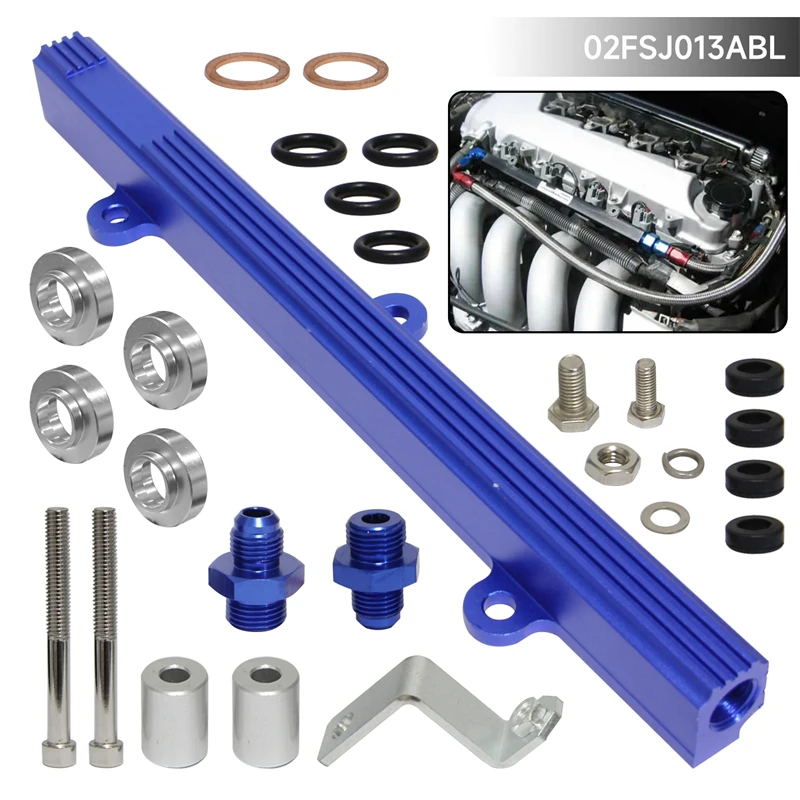 

Aluminum Fuel Injector Inject Rail Fits For Toyota MR2 MR-2 SW20 1989-1999Celica ST205 94-99 3S 3SGE 3SGTE Gen3 Turbo Blue