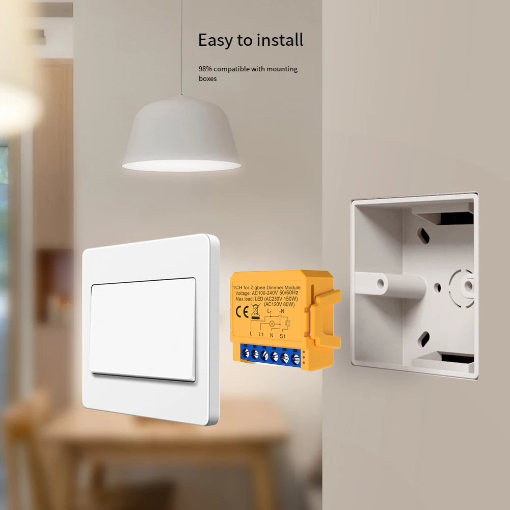 1 шт. модуль контактного переключателя для ZigBee бесступенчатый затемняющий