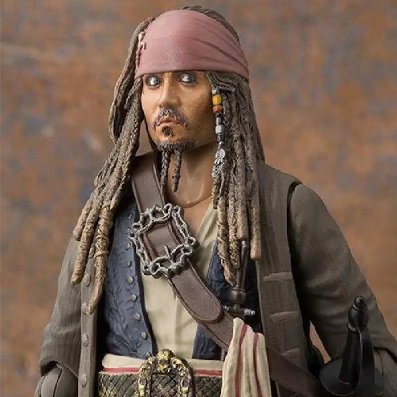 Pirates Of The Caribbean Dead Men Tell No Tales Salazar's Revenge Action Figure Jackie Sparrow Captain Johnny Depp Model Toy