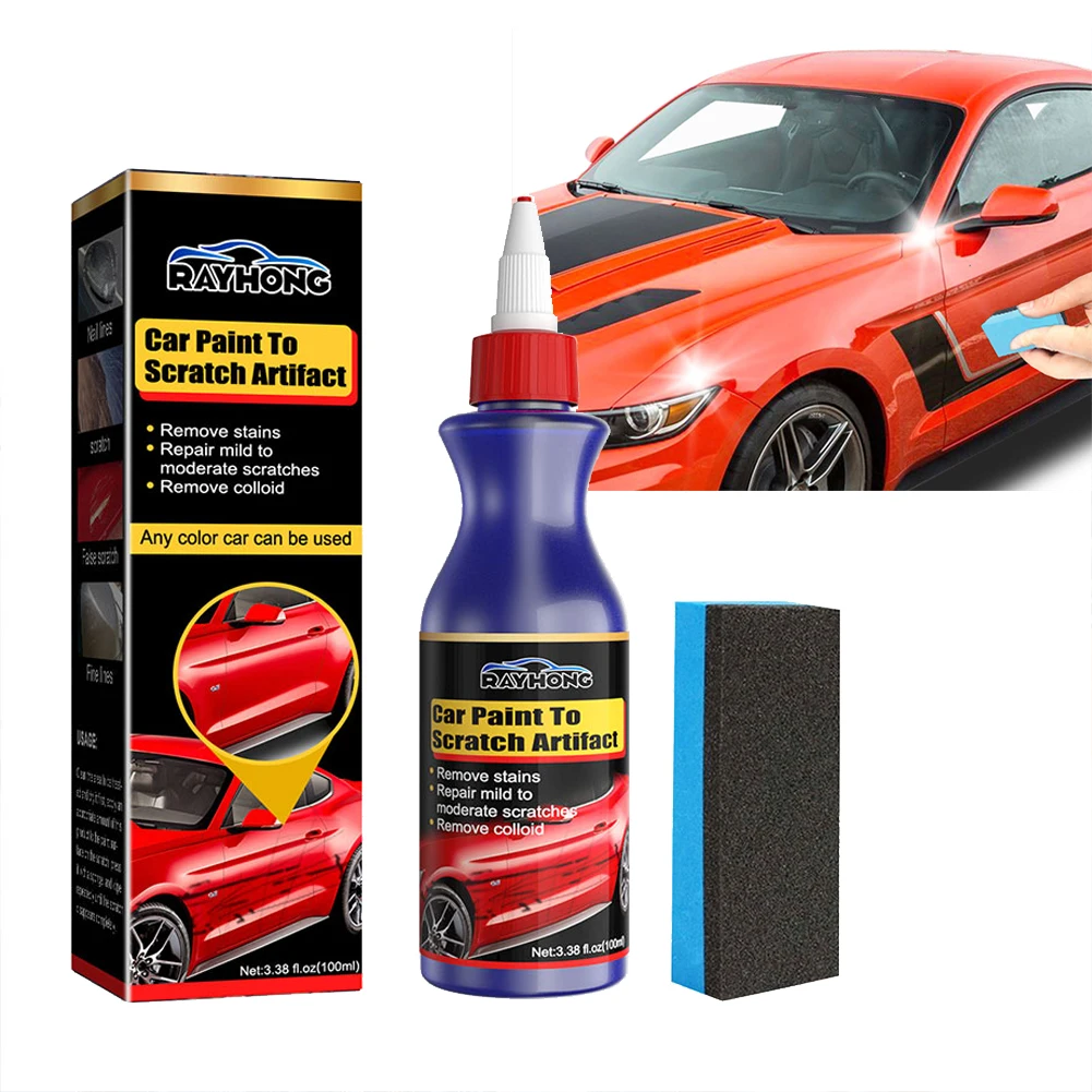 

100ml Car Polish Paint Scratch Repair Agent Polishing Wax Paint Scratch Repair Remover Paint Care Maintenance Auto Detailing