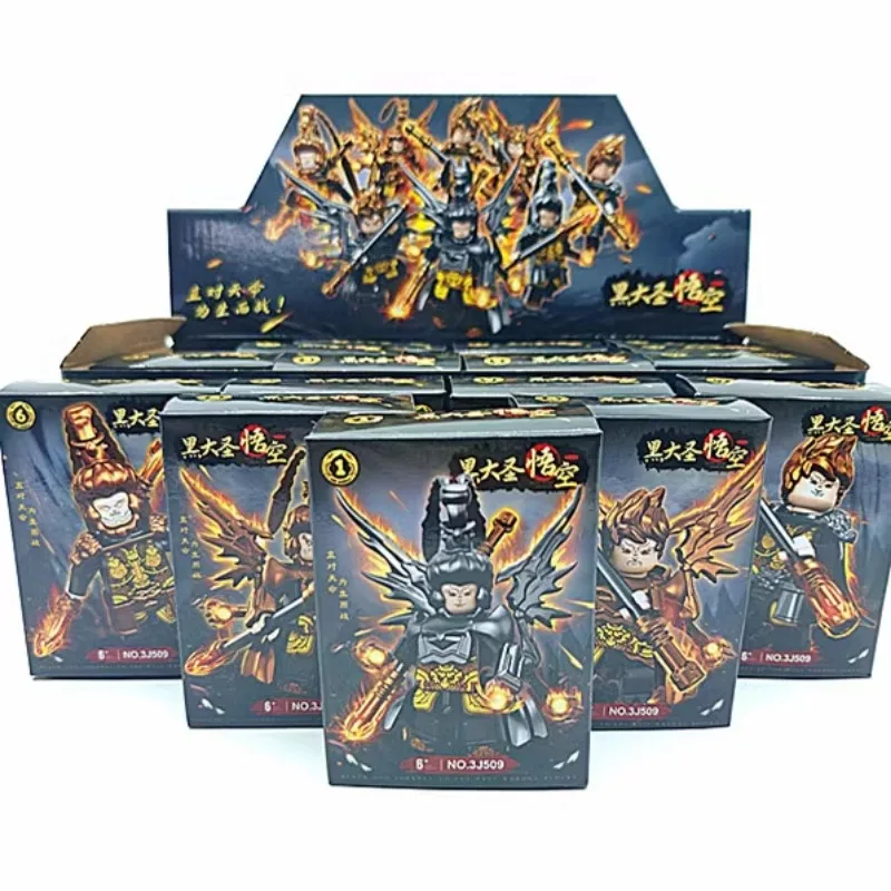 Новая черная мифология WuKong Brick Man модель робота подходит для детской сборки