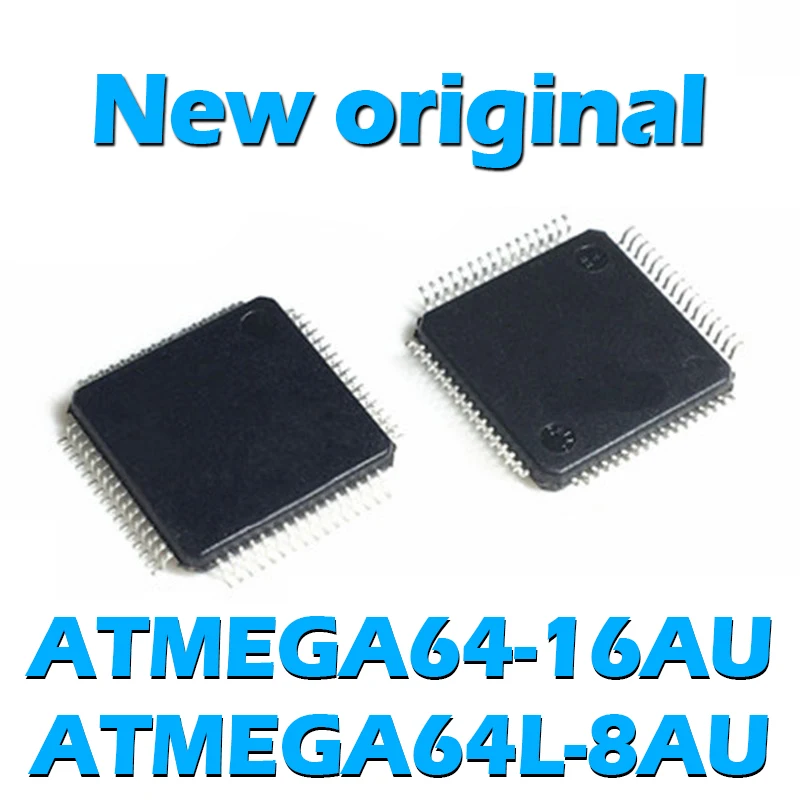 

5PCS New Original ATMEGA64-16AU ATMEGA64L-8AU TQFP-64 MCU Microcontroller Memory Chips