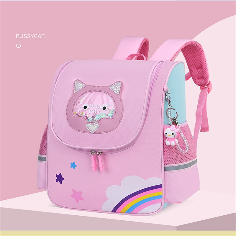 MRLD Students Astronaut Bags Children's Space Backpack Kids Lightweight SchoolBags Boys and girls Cartoon Tiger Cat Shoulder Bag