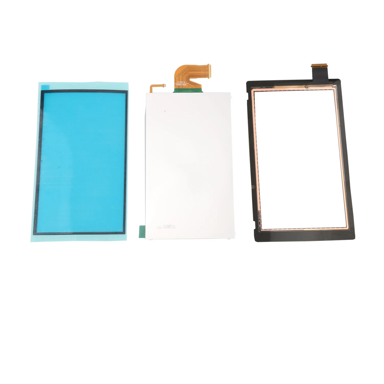 

LCD Screen Display For Nintendo Switch Gamepad Digitizer with QR And Touch glue Replacement Part Set