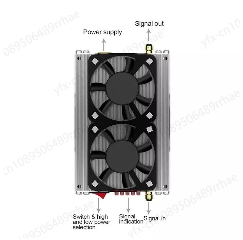 Усилитель мощности XDT-UVPA70 80 Вт Профессиональный усилитель UHF 400 МГц-470 МГц для