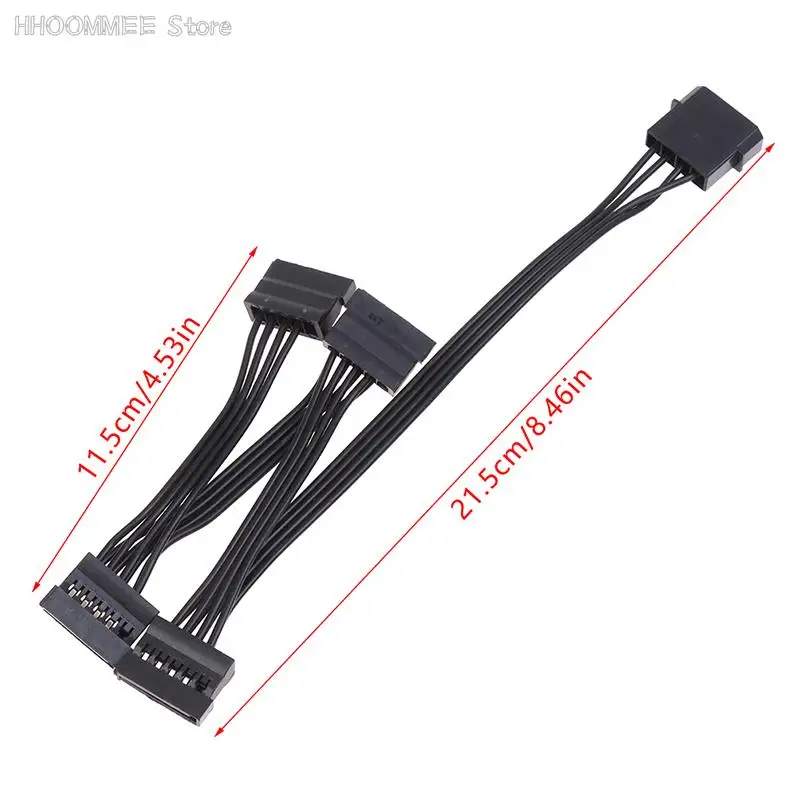 Кабель-разветвитель для жестких дисков SATA 4 контакта 1 штекер 3/4/5/6 гнездо - купить