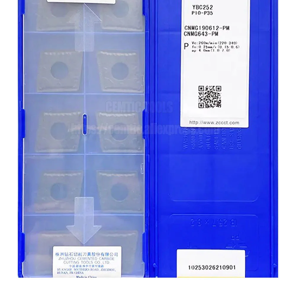

ZCC YBC252 CNMG190612-PM YBD151 CNMG190612 PM 100% оригинальный бренд CNC Blade